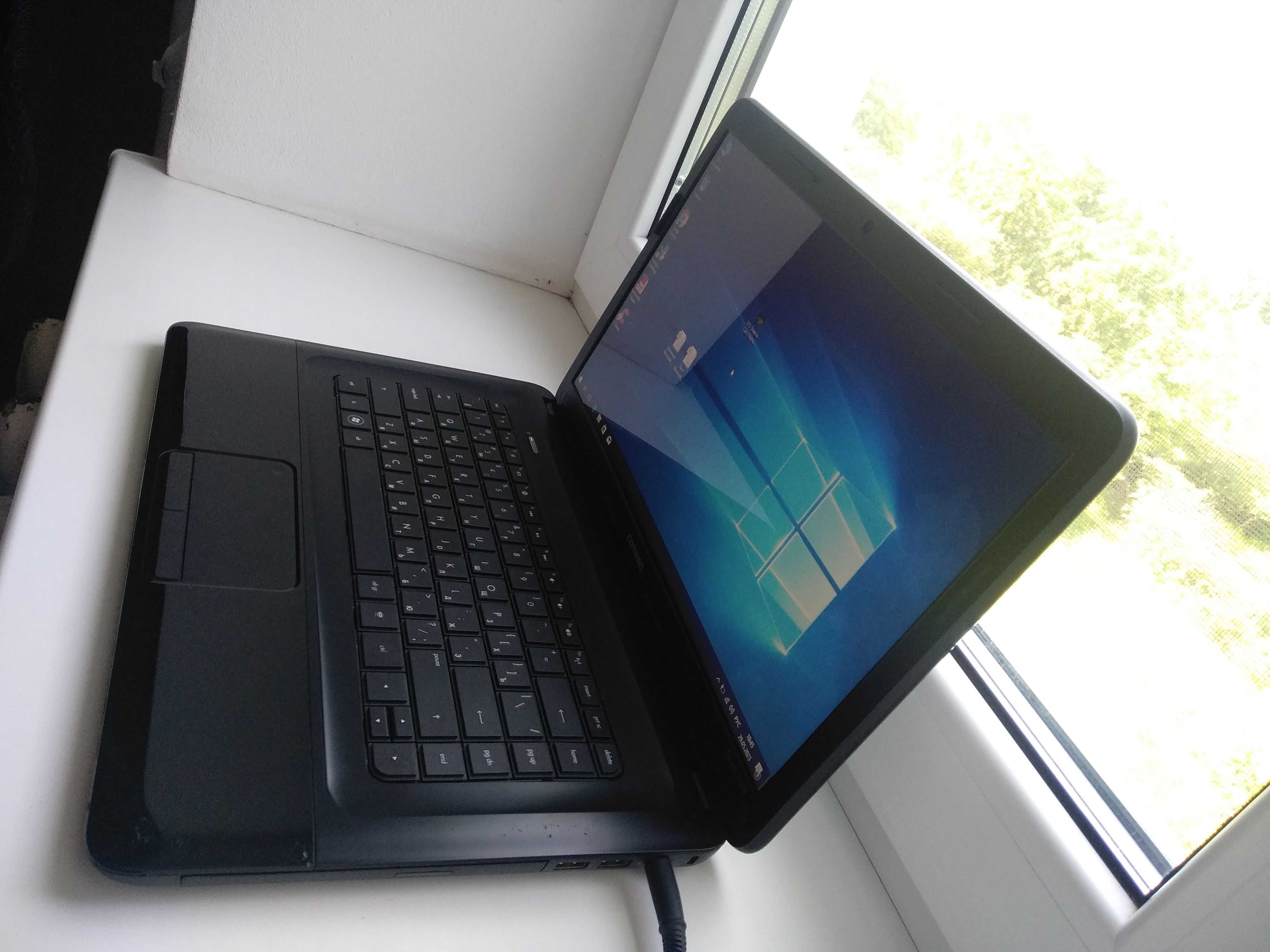 hp compag хороший ноутбук для учебы, офиса, дома ОЗУ-6Гб HDD-500ГБ