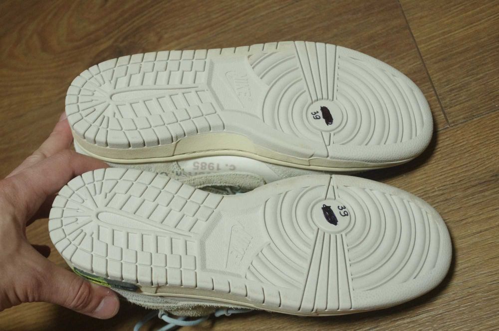 Кроссовки Nike Dunk Low Off-White Lot 38 DJ0950-113 оригінал 40,5 розм