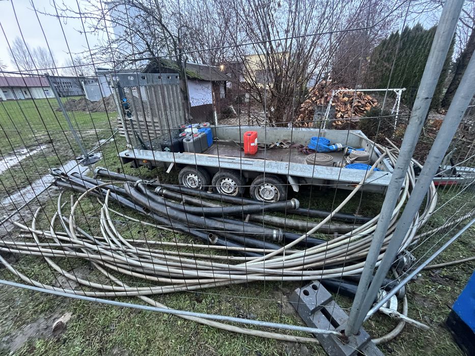 Wynajmę zestaw do zabezpieczenia wykopów szalunki i igłofiltry z pompą