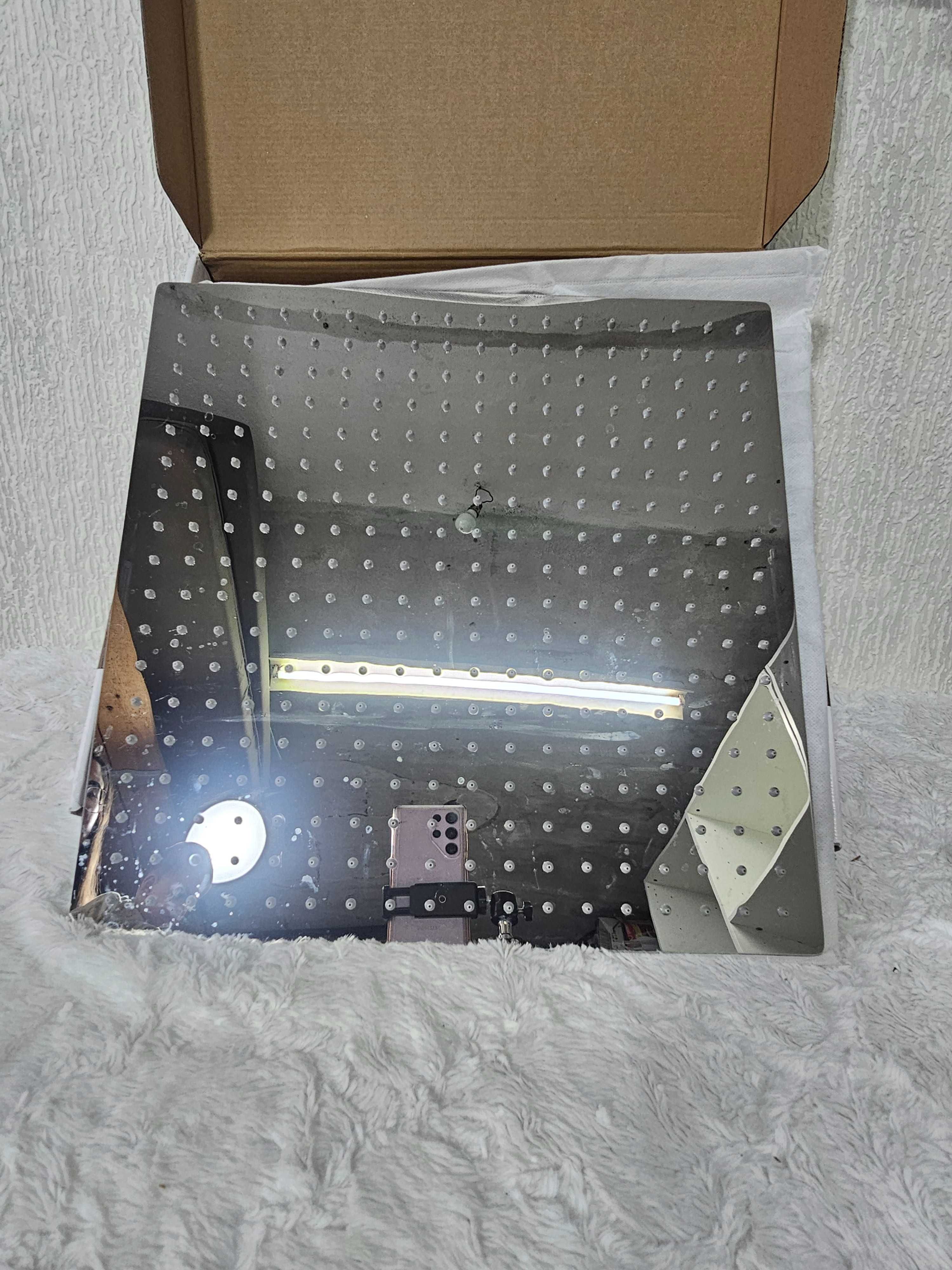 Chuveiro Quadrado 40 cm Inox Ultra Fino – Alta Pressão, Anti-calcário