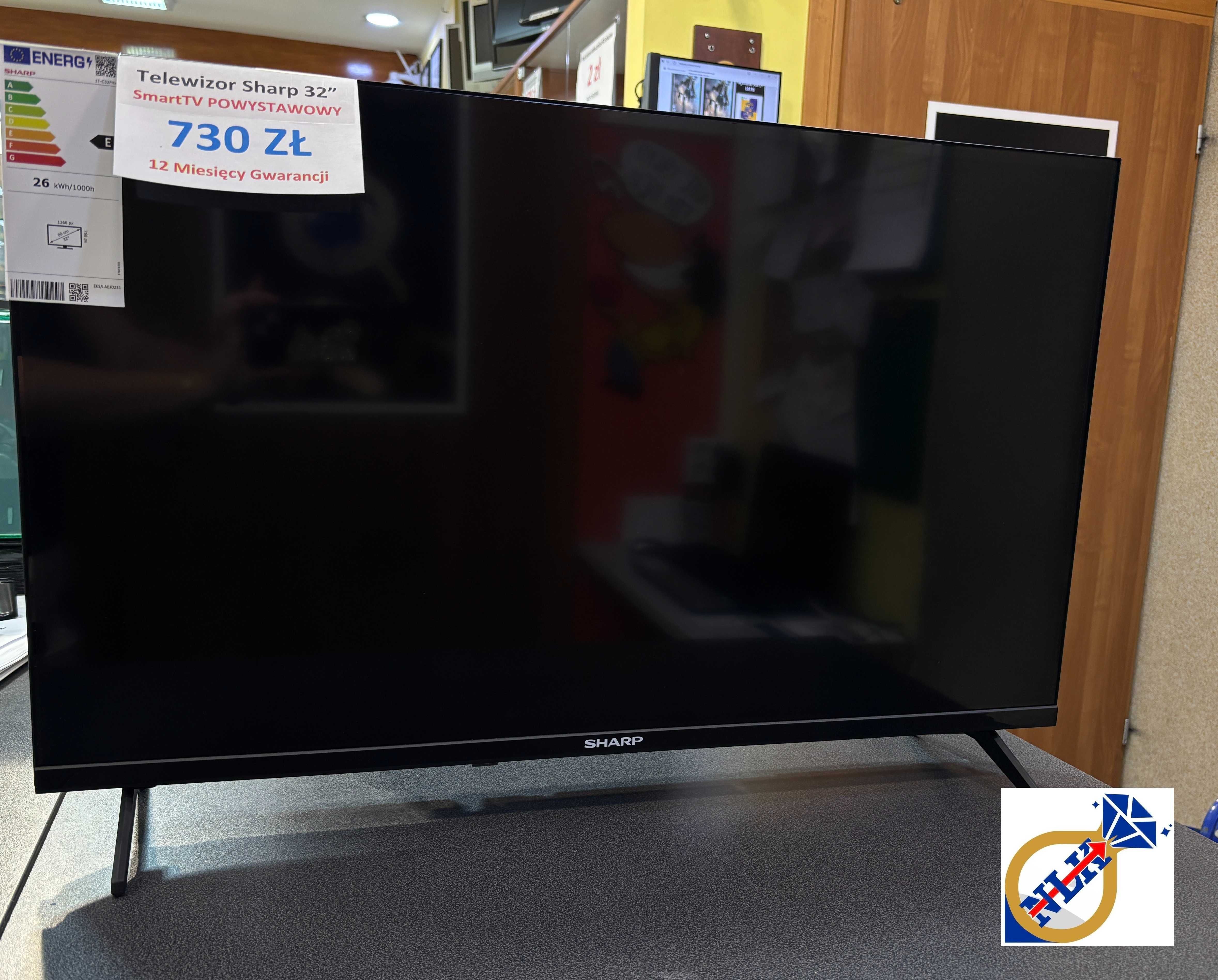 Telewizor Sharp 32" 32FH4EA SmartTV DVB-T2 / Możliwy transport /