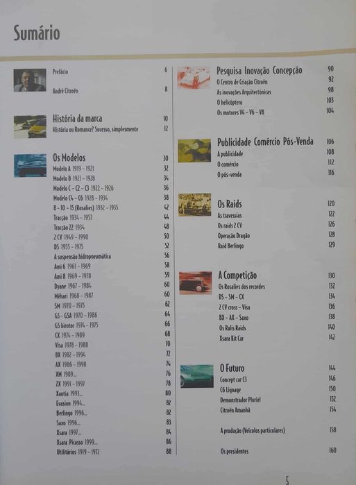 Livro "Citroen, 80 anos de futuro"
