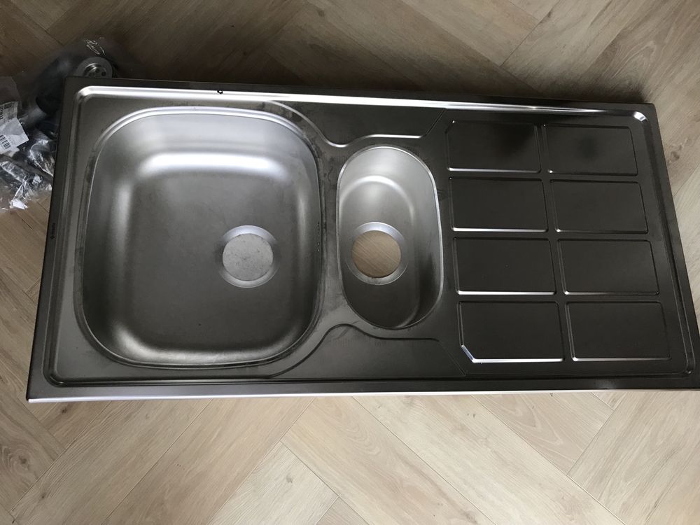 Zlewozmywak zlew kuchenny z ociekaczem Deante Soul satyna