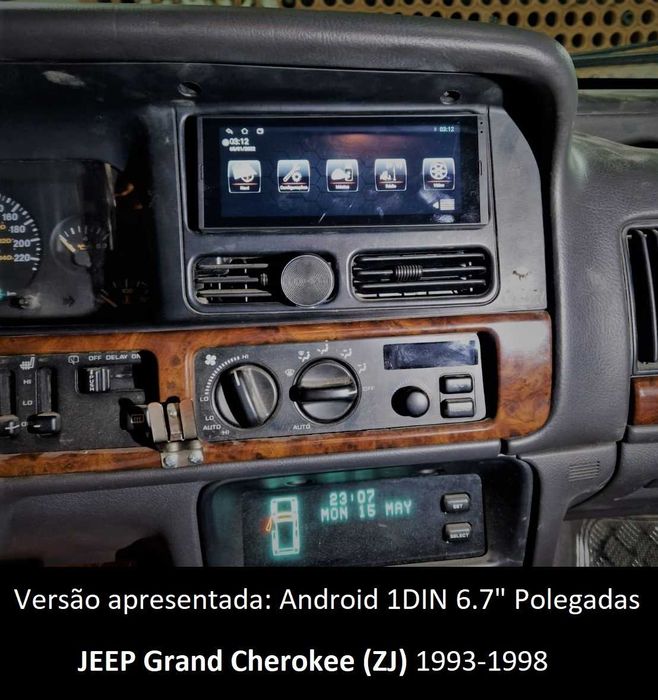 (NOVO) Rádio 2DIN • Jeep GRAND CHEROKEE • (ZJ) (WJ) (WK) • Android GPS