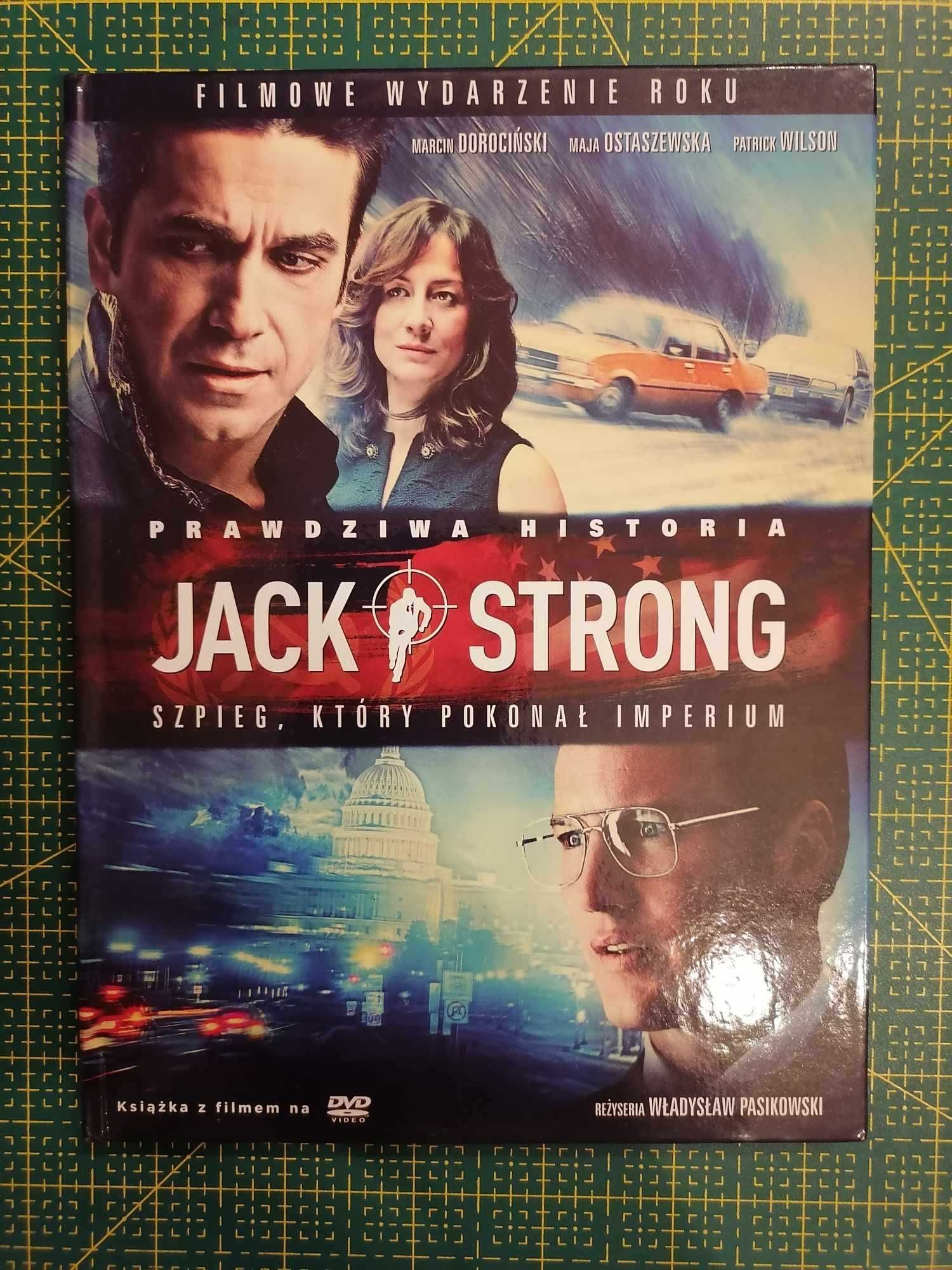 Film DVD z książką "Jack Strong"