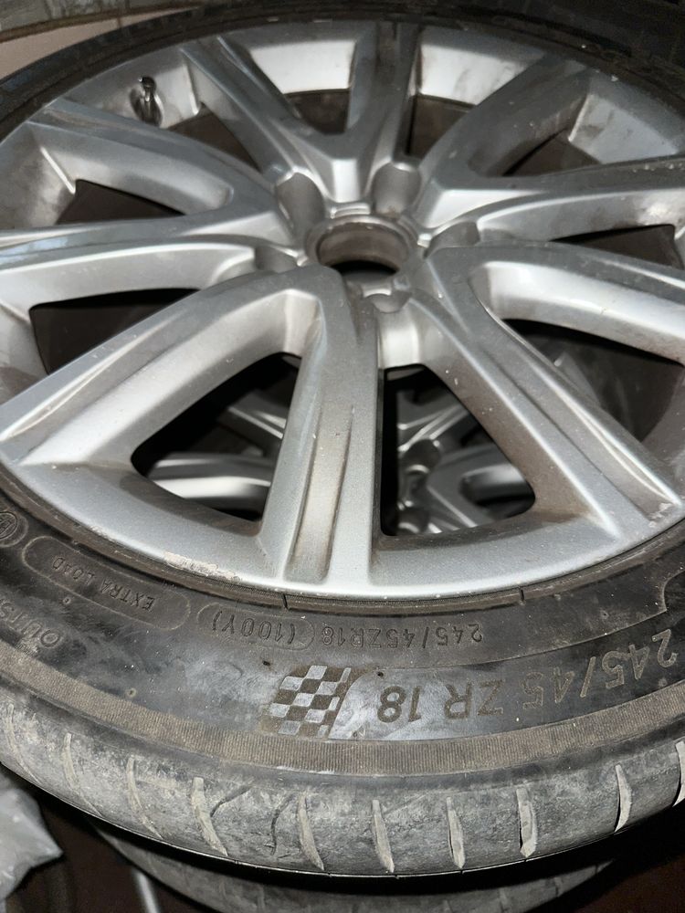 Дискі Ауді( vw) 5/112/ R18 , з резиною 245/45/18