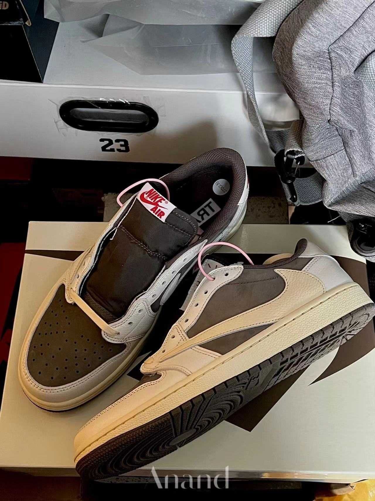 TS x Jordan1 Low Reverse Mocha Buty do koszykówki Trampki