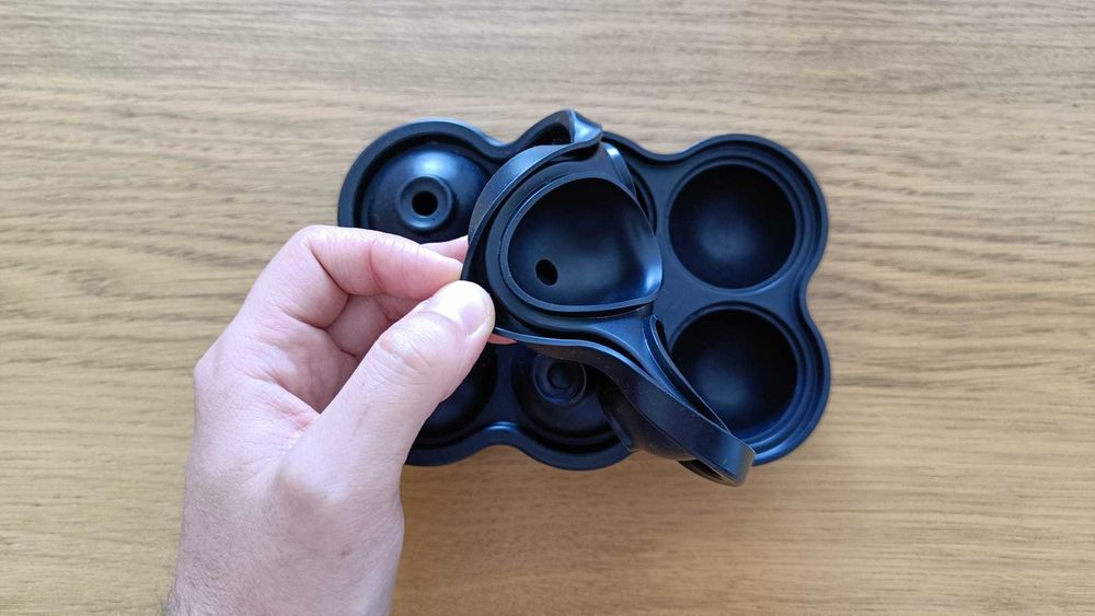 Forma de esferas de gelo em silicone