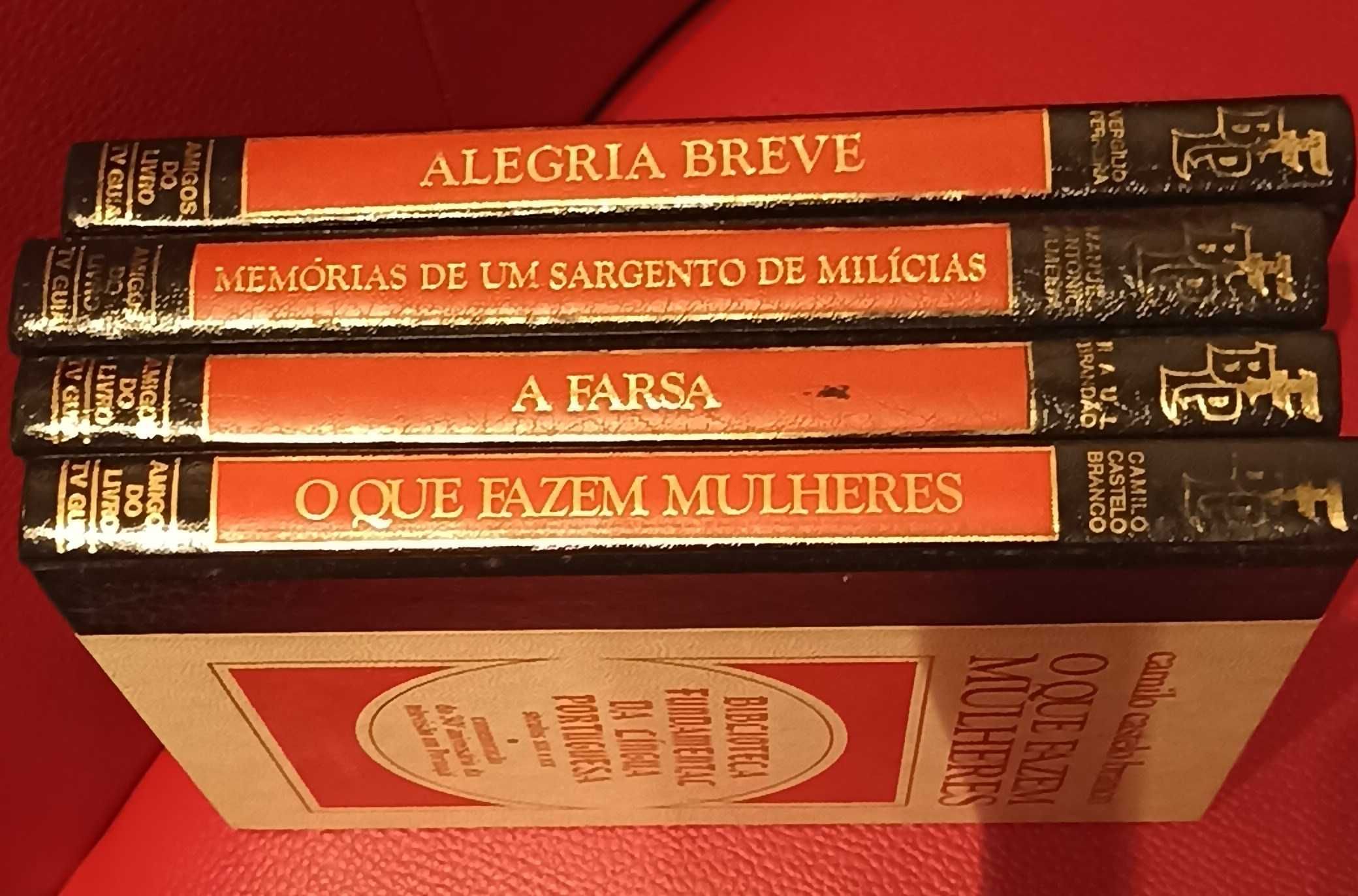 Coleção "amigos do livro" 4 volumes