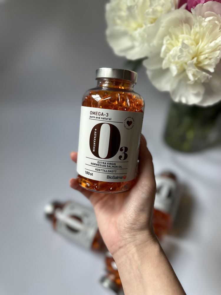 Натуральна Омега-3, Omega-3 , Biosalma, Швеція, Вітаміни.