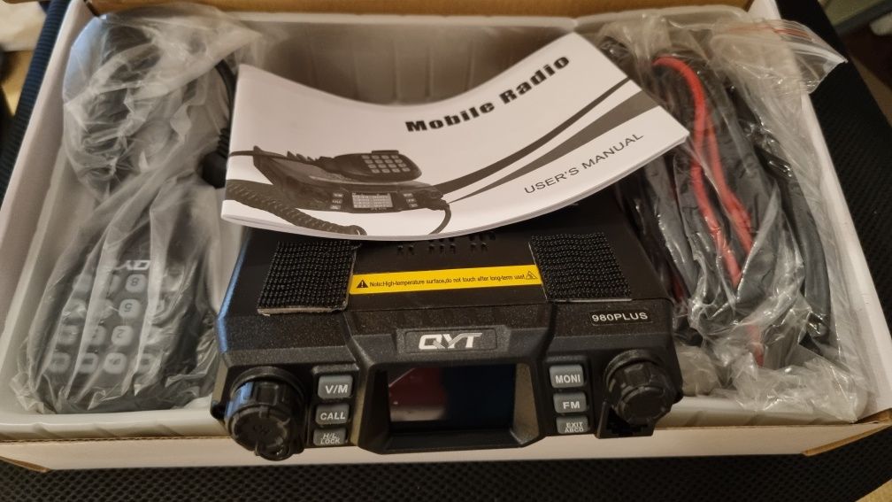 Rádio VHF QYT 980PLUS dual band 75w