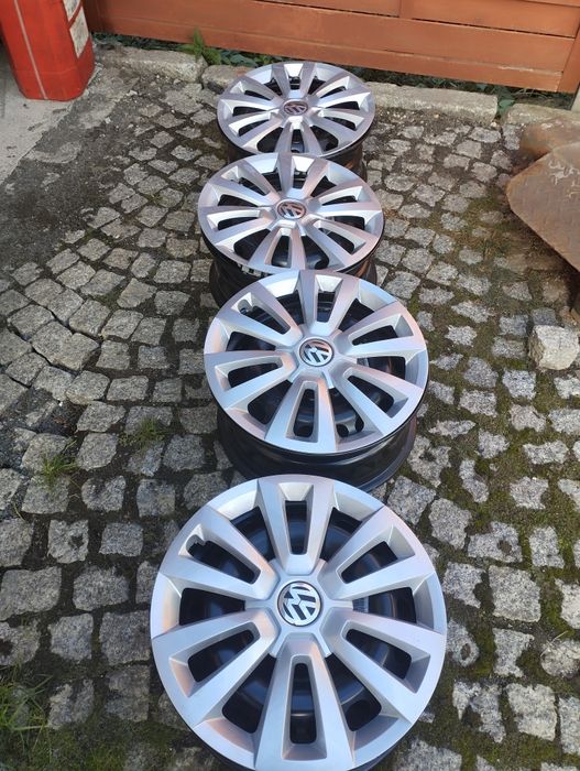 Felgi 16" stalowe 5x112 nowe kołpaki audi VW Mercedes