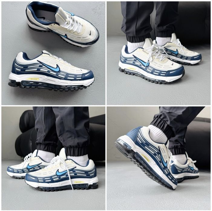 р36-45 Кросівки Nike Air Max TL 2.5 White Silver Black