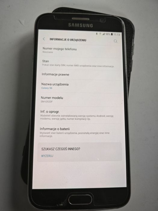 Smartfon Samsung S6 stan bardzo dobry, cały orginalny