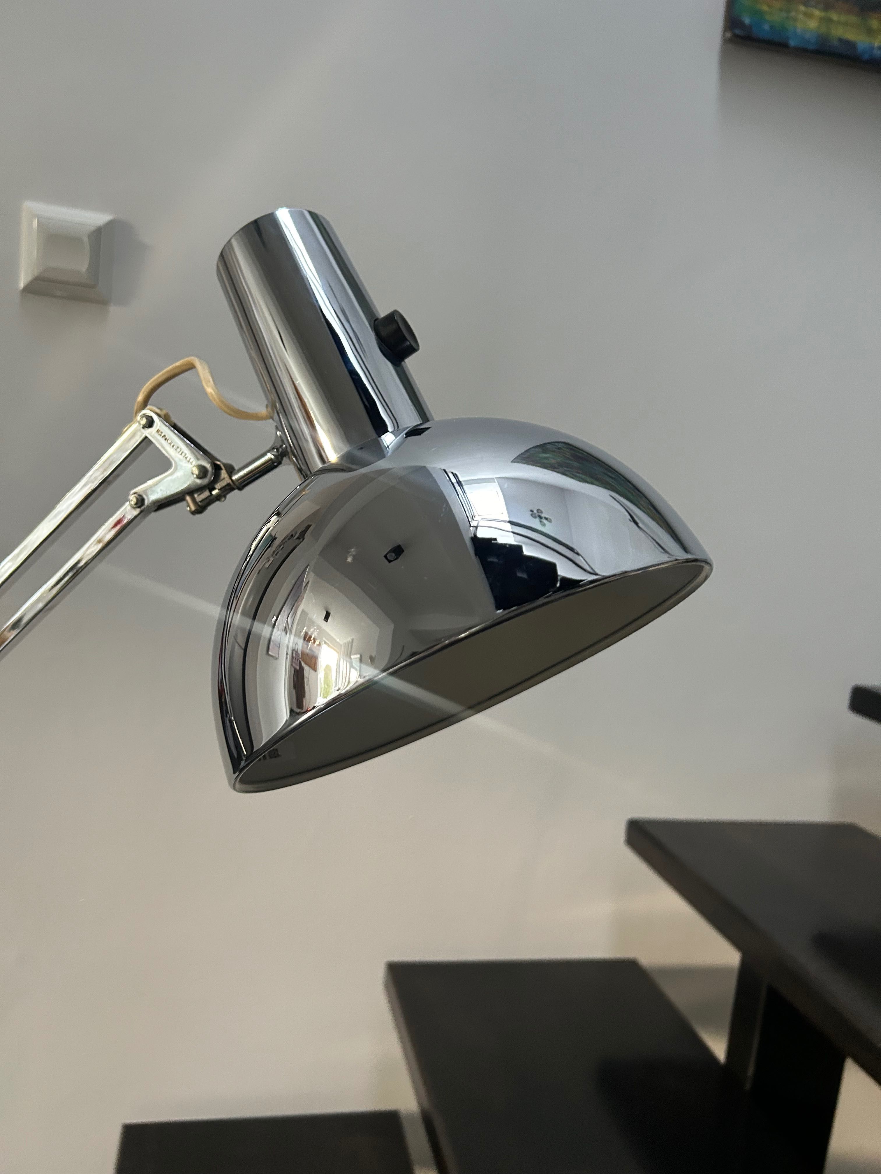 Lampka lampa architekta biurkowa Louis Poulsen lata 70 80 vintage