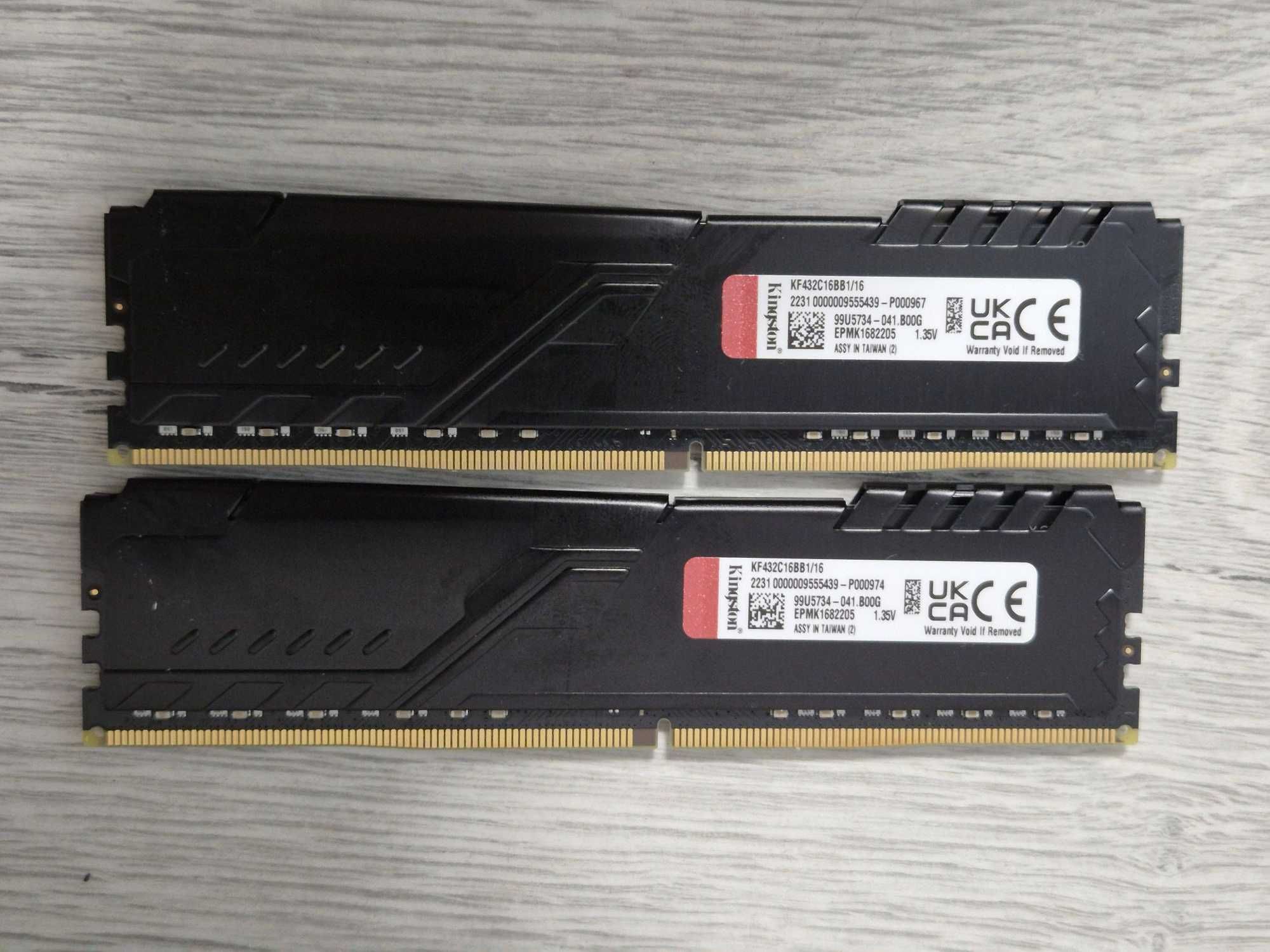 пам'ять DDR4 32GB (2x16) 3200MHz CL16 Kingston\HyperX FURY. Trade-in