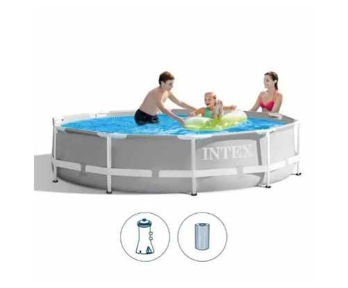 Басейн КАРКАСНИЙ INTEX круглий  від 6 років 4485л 305х76см
