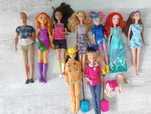 Lalki barbie i Ken z gadżetami