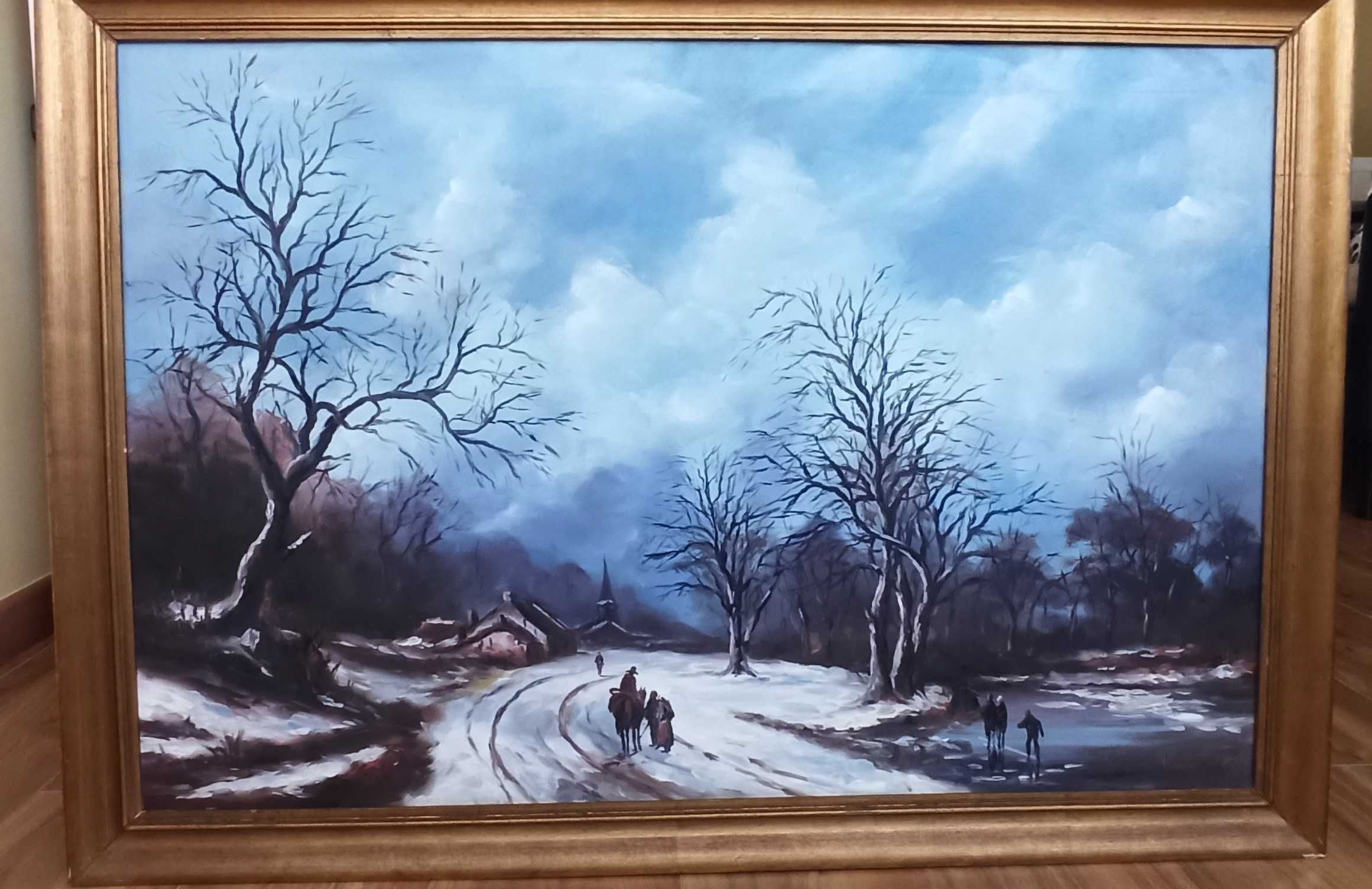 Oleo sobre tela - Paisagem