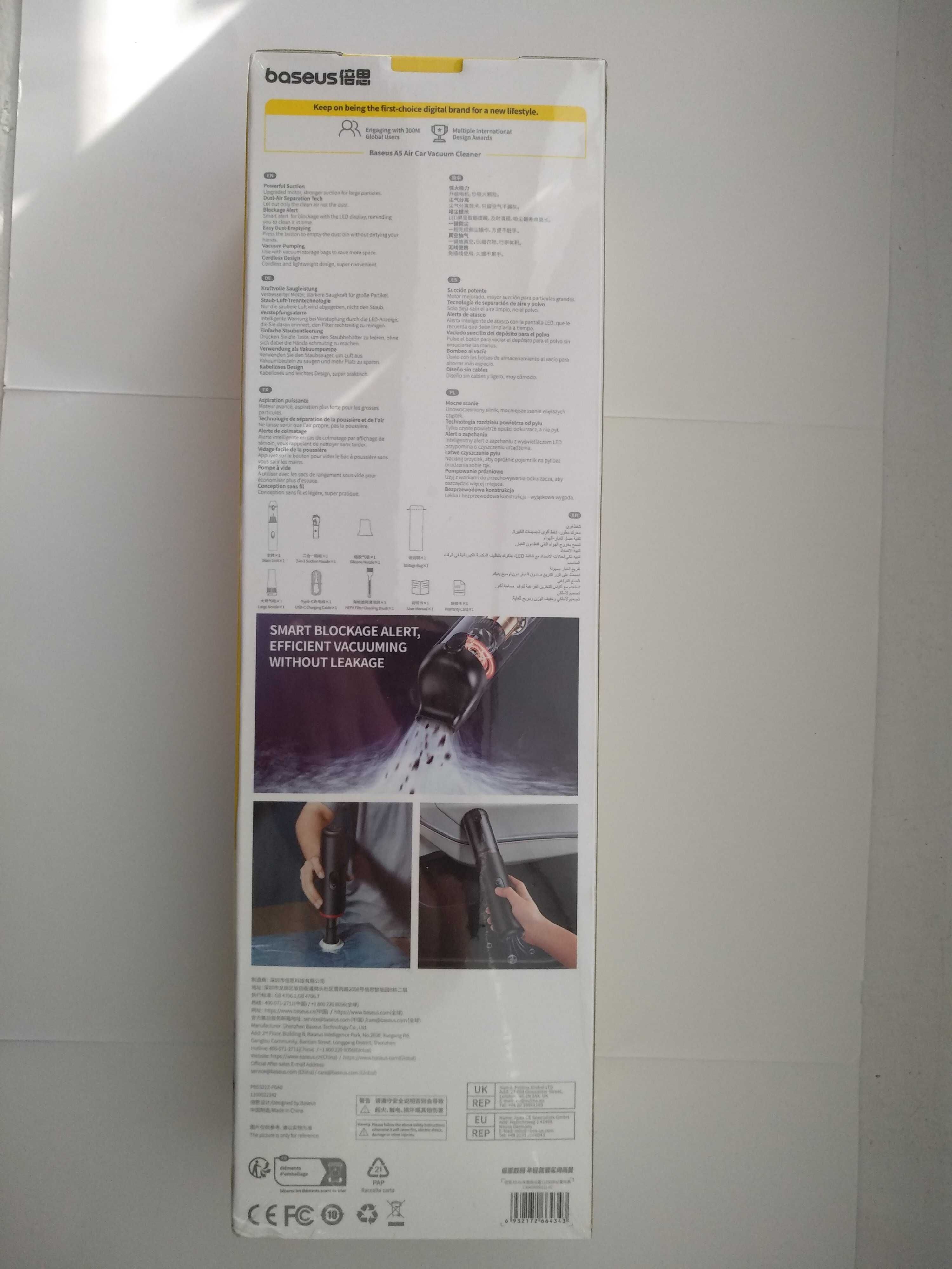 Пилосос Baseus A5 air