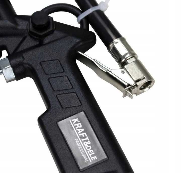 Cyfrowy PISTOLET DO POMPOWANIA Kół Opon Manometr Elektroniczny 18 BAR