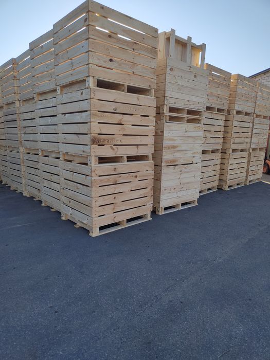 Skrzyniopalety drewniane