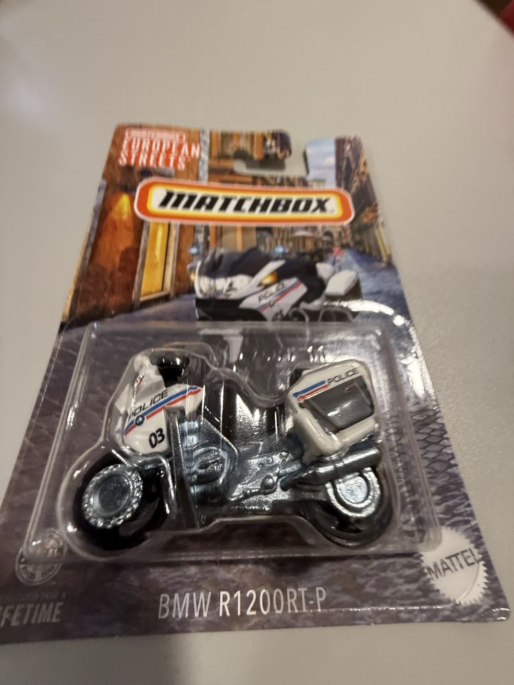 MatchBox European Streets - BMW R1200RT - Mota Policia