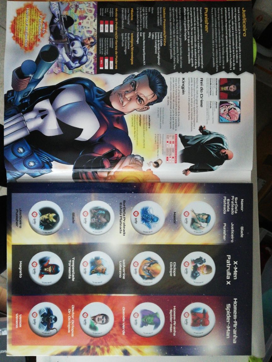 Coleção Marvel Heroes da Galp