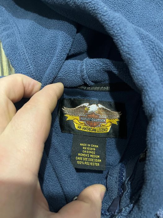 Винтажная флиска Harley Davidson