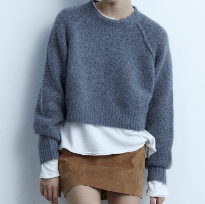 CAMISOLA CROPPED DE MALHA COZY