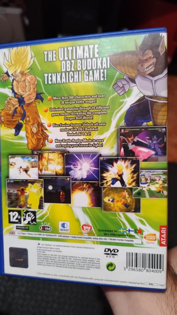 Jogos Dragon Ball Bodukai & Tenkaichi 3 para PS2