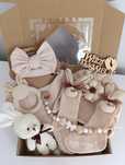 Zestaw prezentowy dla niemowlaka prezent babyshower chrzest baby box