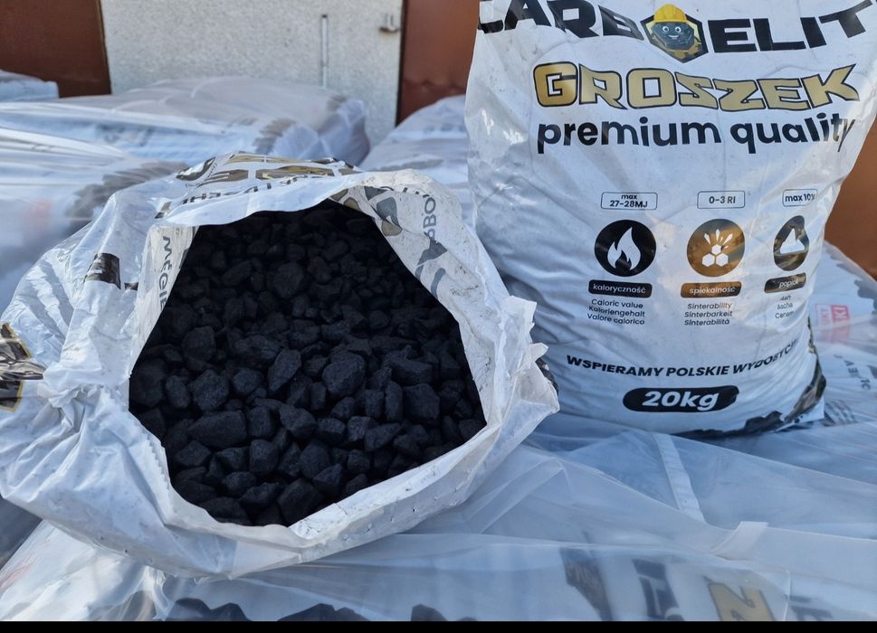 Ekogroszek Carboelite Premium 28KJ Transport GRATIS