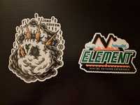 2 Stickers skate Element