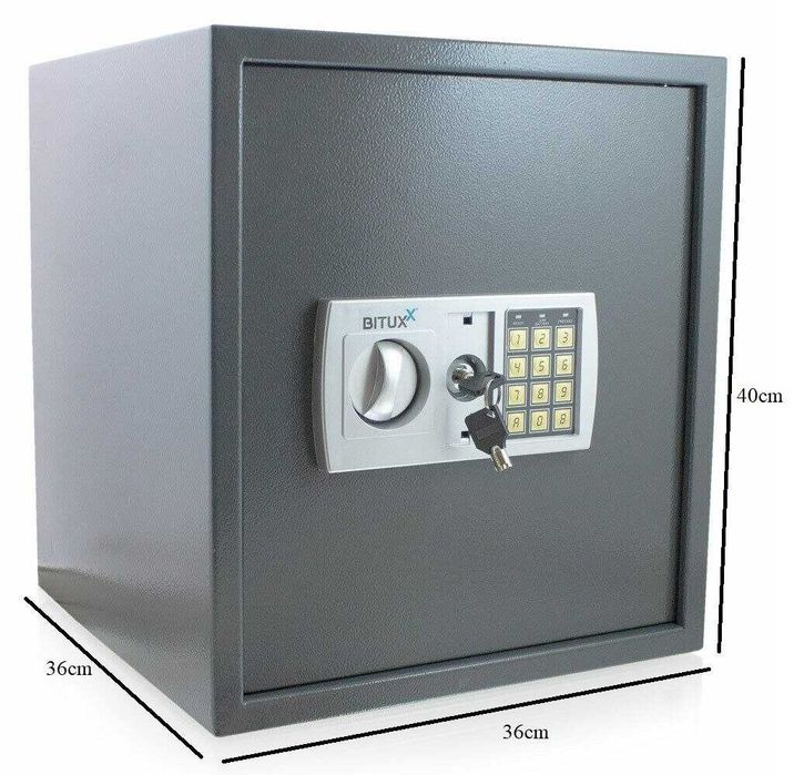 SEJF ŚRENI Domowy / Biurowy na szyfr elektroniczny 3 kolory