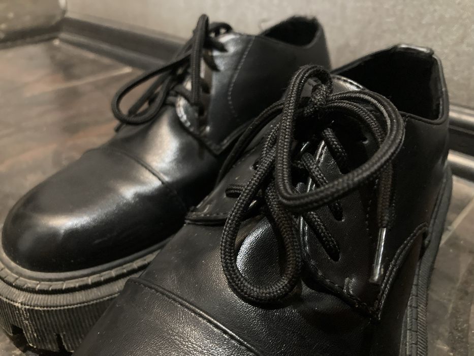 Туфли броги кожа