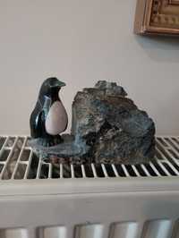 Figurka Pingwin kamień steatyt Vintage Kolekcja