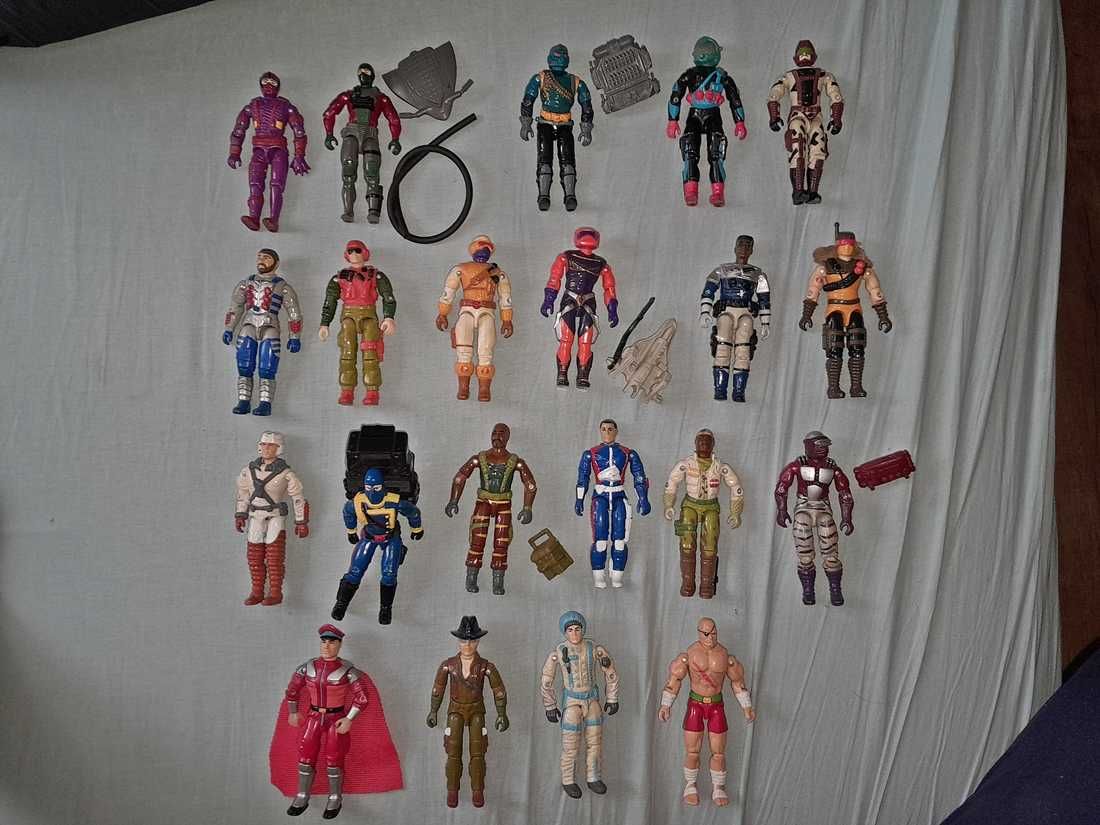 Gi Joe vintage zestaw 21 figurek