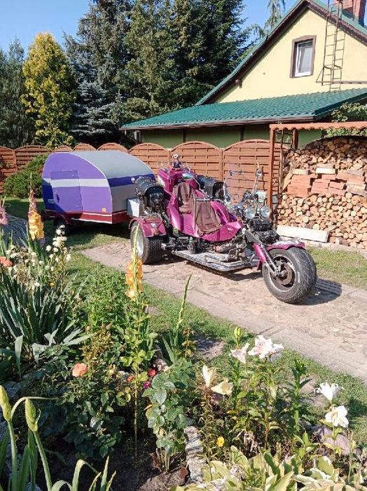 Trajka z przyczepką noclegową