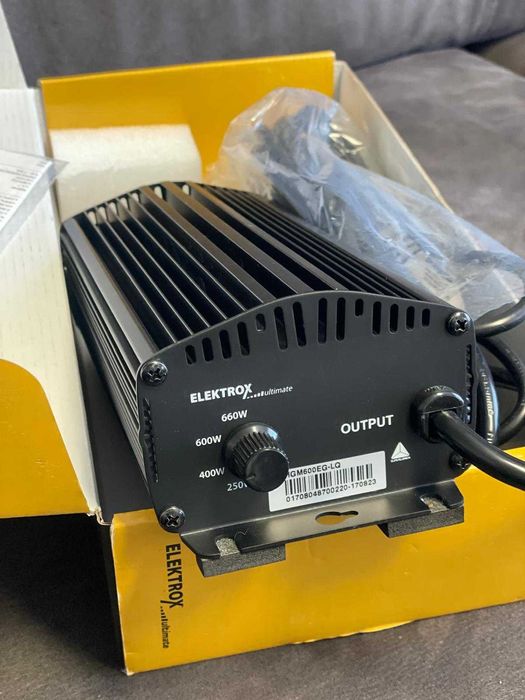 Zasilacz Elektrox Ultimate 600W HPS MH regulacja 250W 400W 600W 660W