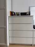 IKEA MALM komoda 4 szuflady 80x100 cm BIAŁY