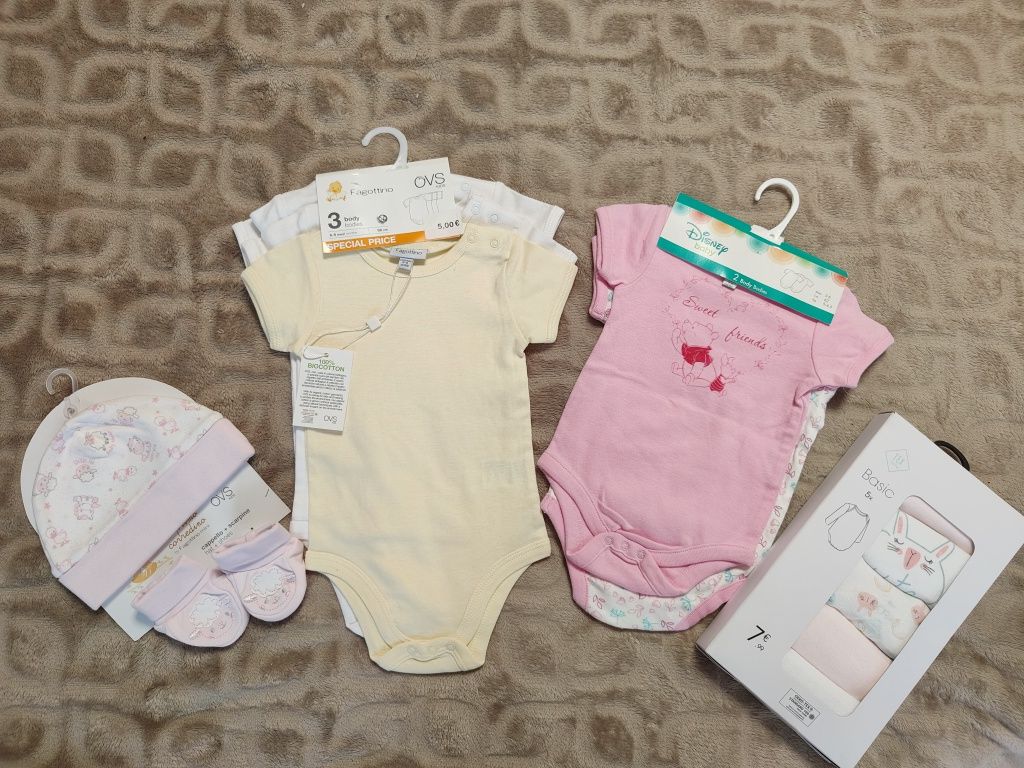 Базові боді бодіки Disney OVS Tex baby