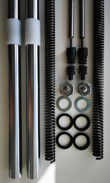 WSK 125 175 Zestaw zawieszenia przodu Gil Lelek Kobuz Bąk Dudek s2 s1