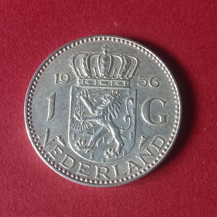 moeda prata 1 florim 1956
