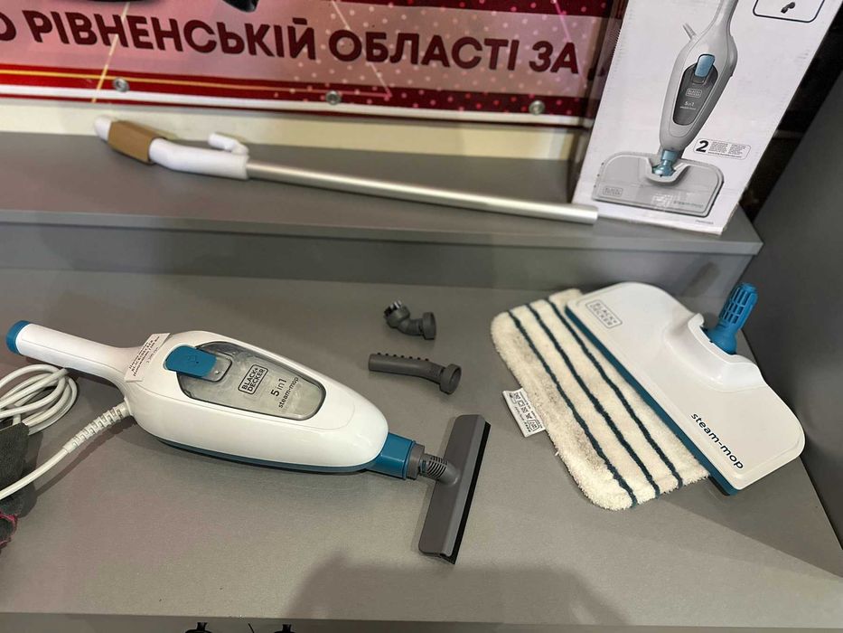 BLACK+DECKER-Парова швабра  1300 Вт НОВИЙ