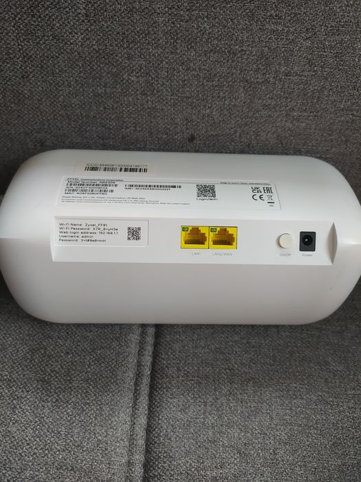Router Zyxel 5G 802.11ax (Wi-Fi 6)