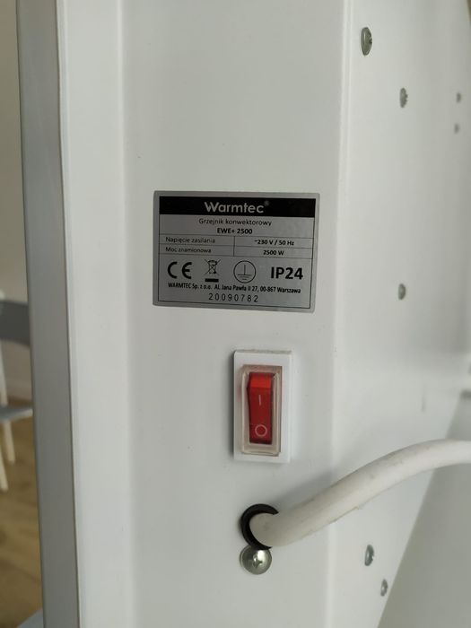 Grzejnik konwektorowy Warmtec EWE+ 2500 Wi-fi