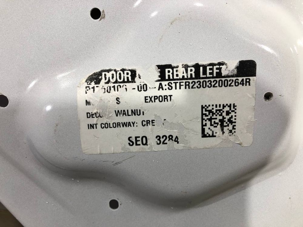 Дверь задняя левая Tesla Model S 2016 2017 2018 2019 2020 2021 2022 г.