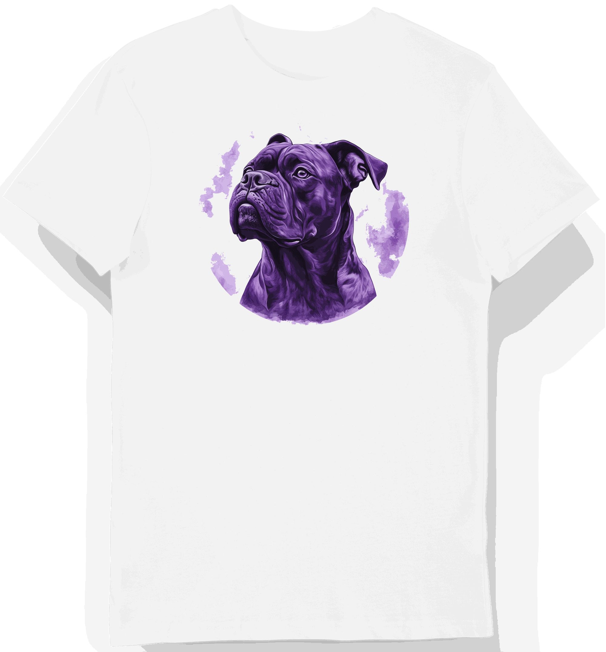 Koszulka męska biała z nadrukiem Cane Corso XXL