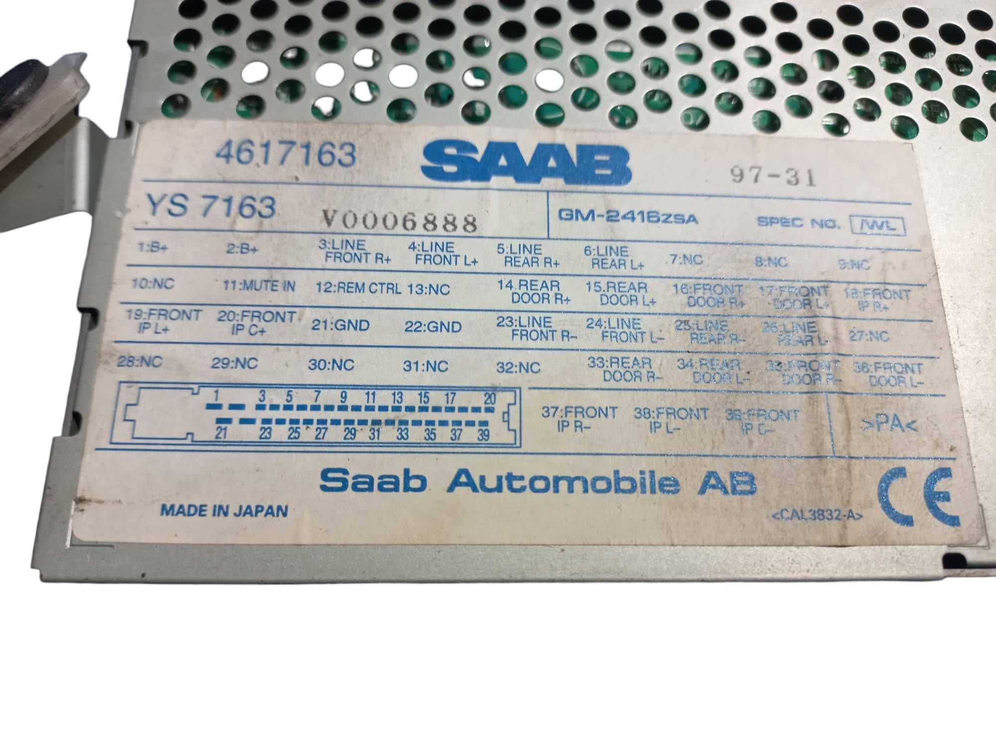 Wzmacniacz 4617.163 Saab 9-5 nr.mag 63RCR